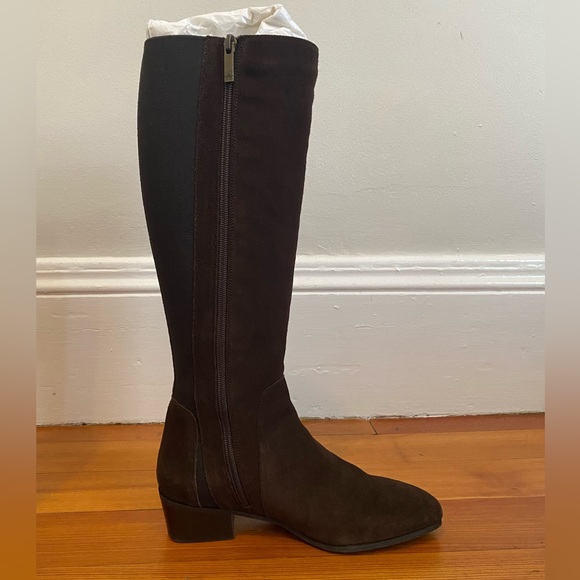 Aquatalia Flore Tall Weatherproof Boots in Espresso - Picture 11 of 16